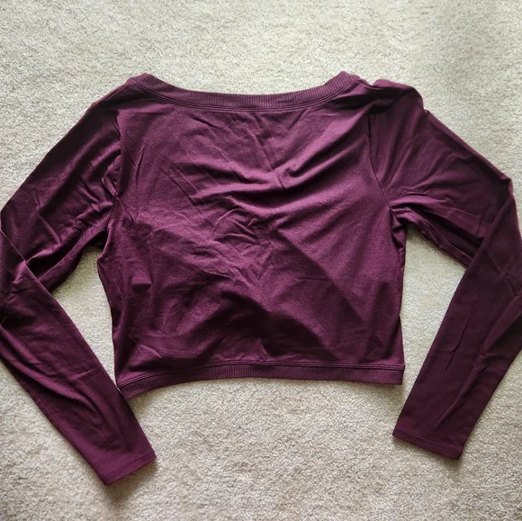 athleta cross front wrap top - Picture 3 of 4